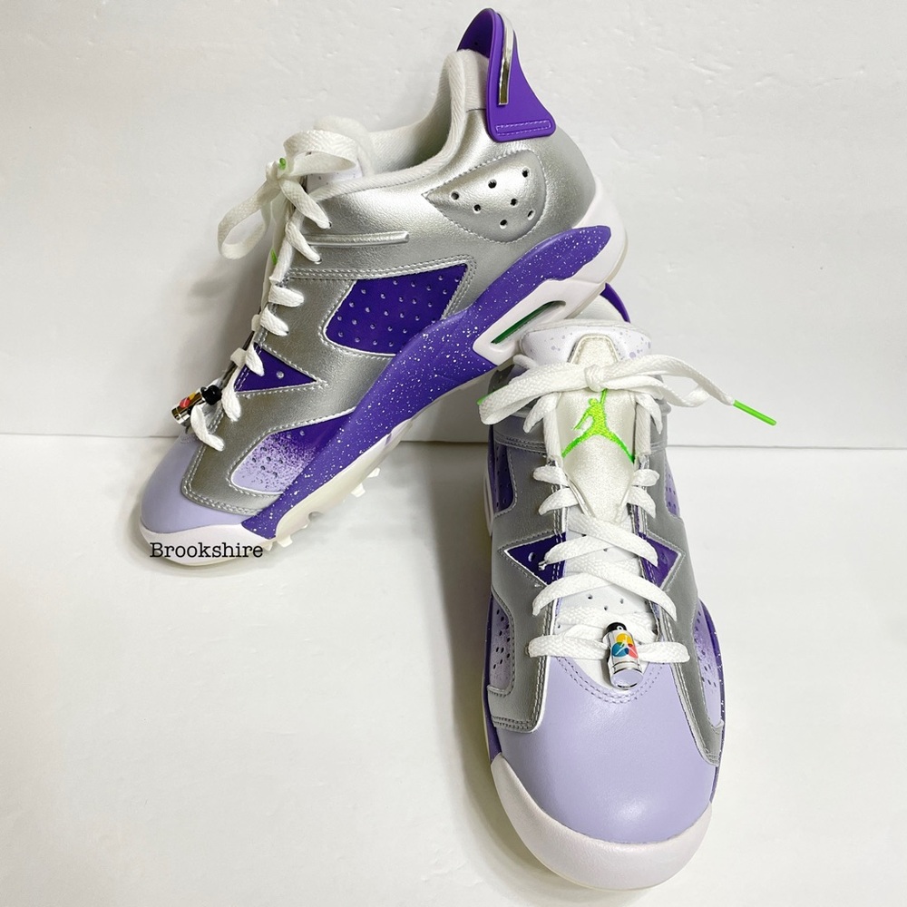 Nike Air Jordan 6 Retro Low Golf NRG U23 Sizes  9.5 & 10 Purple FD0205-055 NWOB